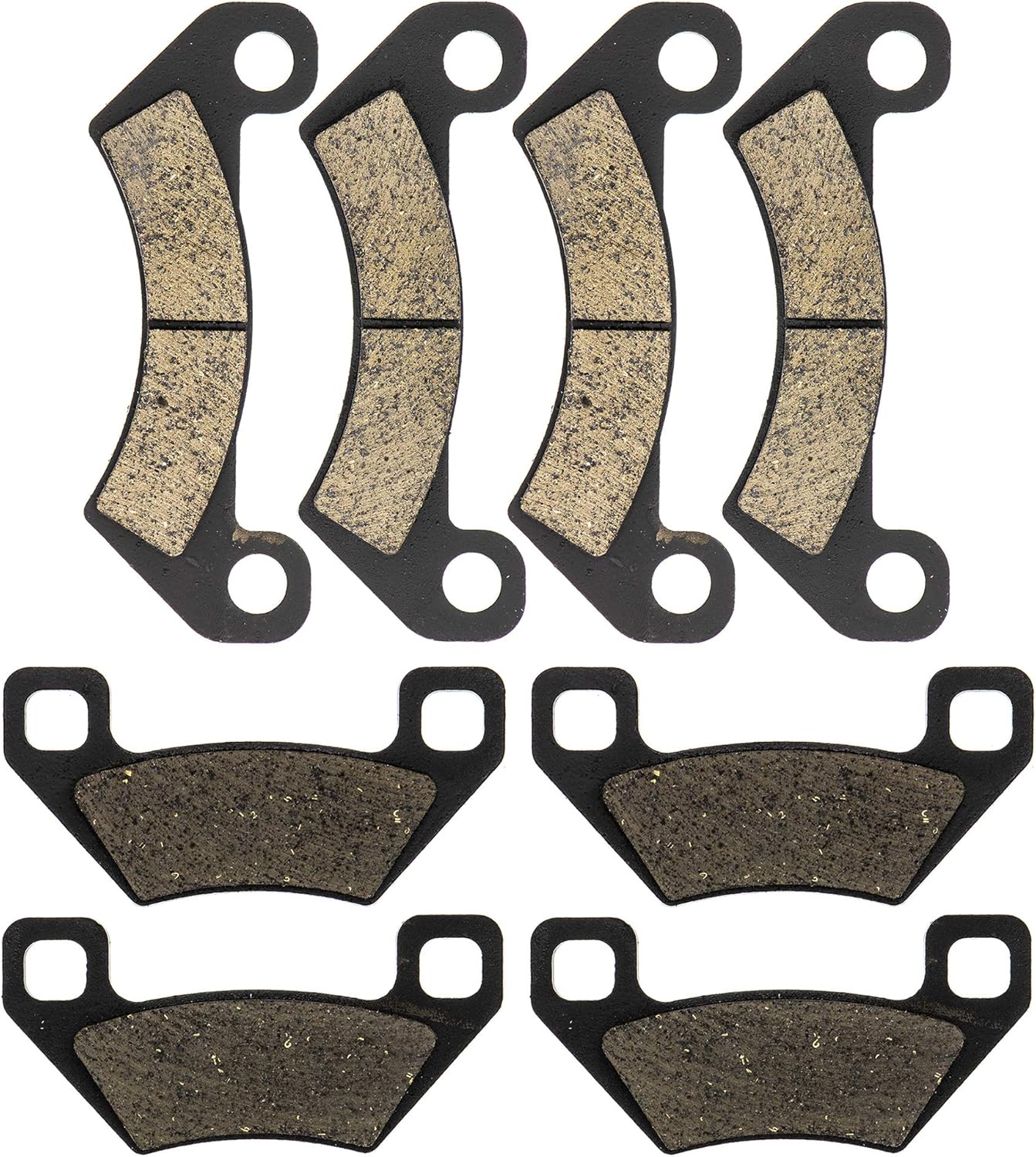 NICHE Brake Pad Kit for Arctic Cat Wildcat X 1000 4X 1436-420 2502-034 1436-811 Complete Organic Pack of 2