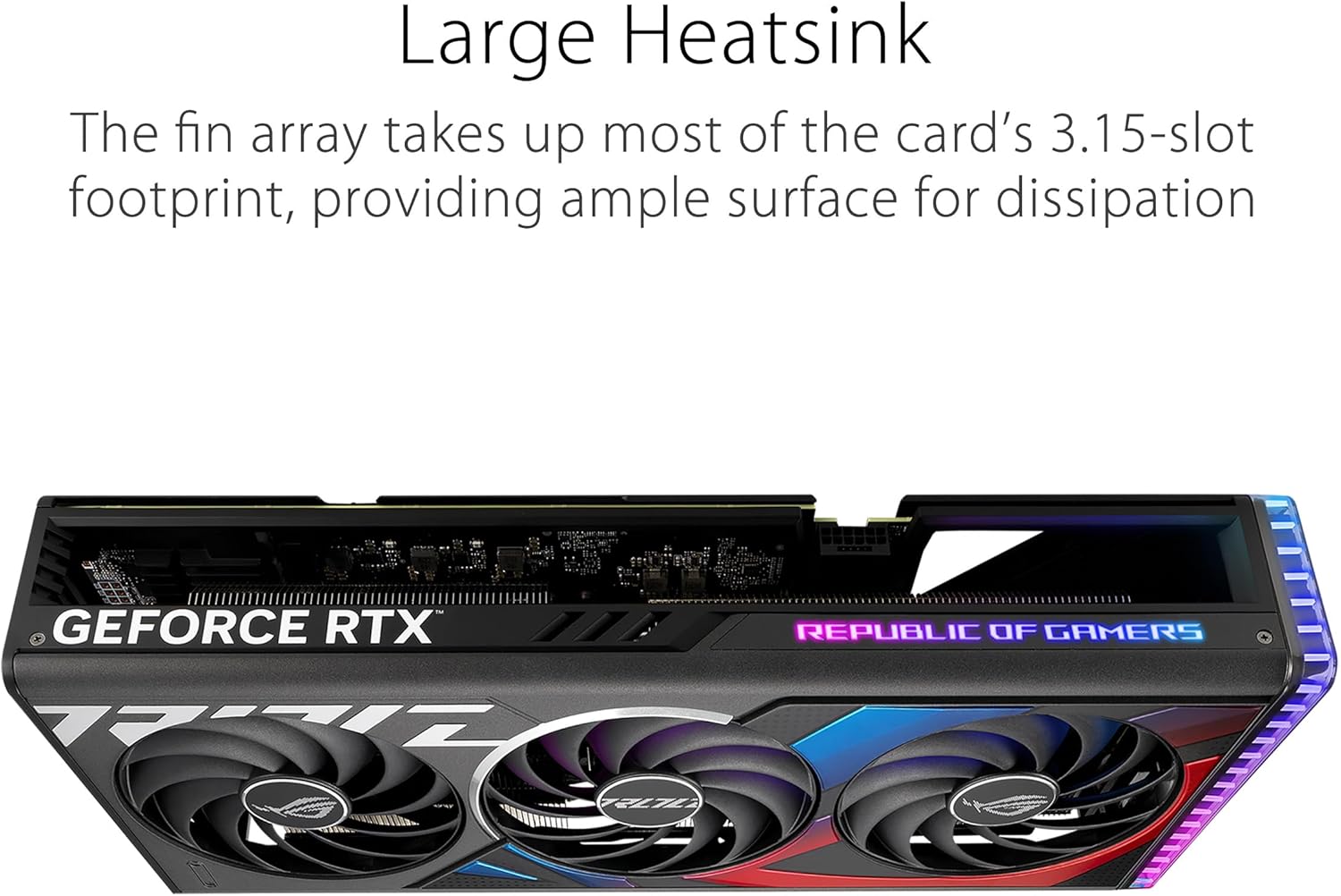 ASUS ROG Strix GeForce RTX™ 4070 Ti SUPER Gaming Graphics Card (PCIe 4.0, 16GB GDDR6X, DLSS 3, HDMI 2.1a, DisplayPort 1.4a, Massive vented backplate, Power sensing, Aura Sync)