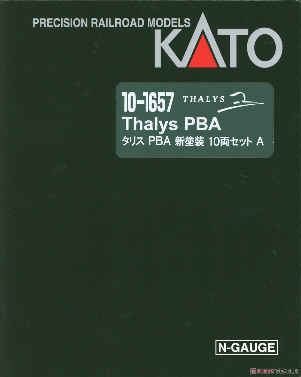 Kato N 101657 Thalys PBA New Paint 10 Car Set by Model Train Stuff