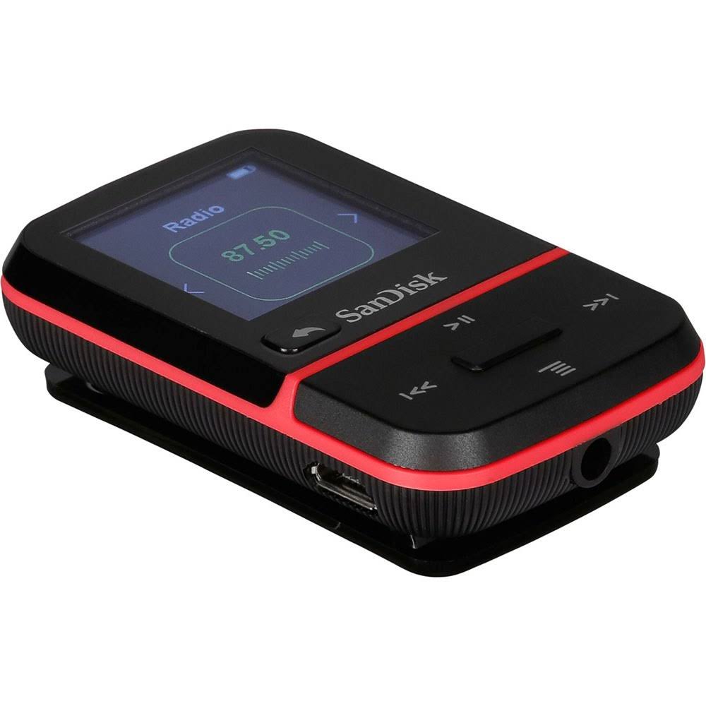 SanDisk Clip Sport Go New 32GB Red SDMX30-032G-E46R