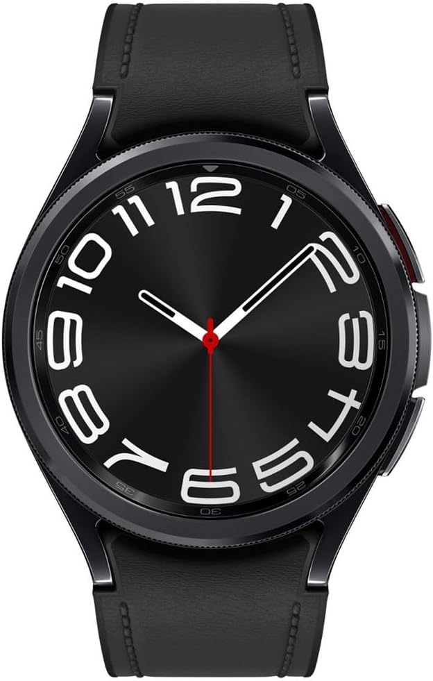 SAMSUNG Galaxy Watch 6 Classic 43mm Stainless-Steel Smartwatch w/ Fitness Tracker, Heart Monitor, BIA Sensor, Bluetooth – Black SM-R950NZ