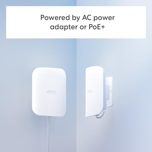 Introducing Amazon eero Outdoor 7 dual-band mesh wifi router - Weatherproof rating of IP66, Coverage up to 15,000 sq. ft. outdoors, 1-pack, Includes 30W PoE+ adapter, 2024 release