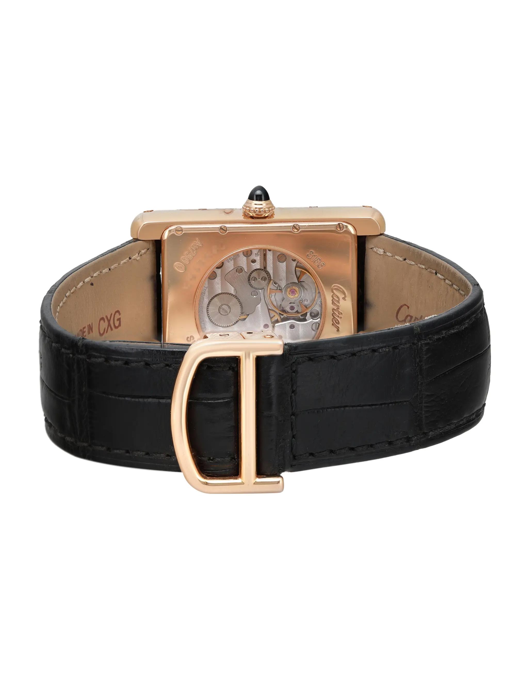 Pre-owned Cartier Tank Louis XL 18K Gold Hand Wind Mens Watch W1560002 (Good)
