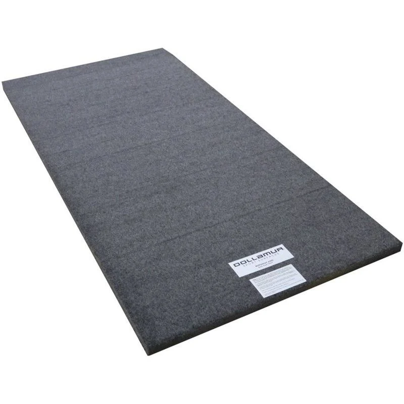 Dollamur FLEXI-Roll Home Carpet Mat, 3&x6&, Charcoal Grey, Gray