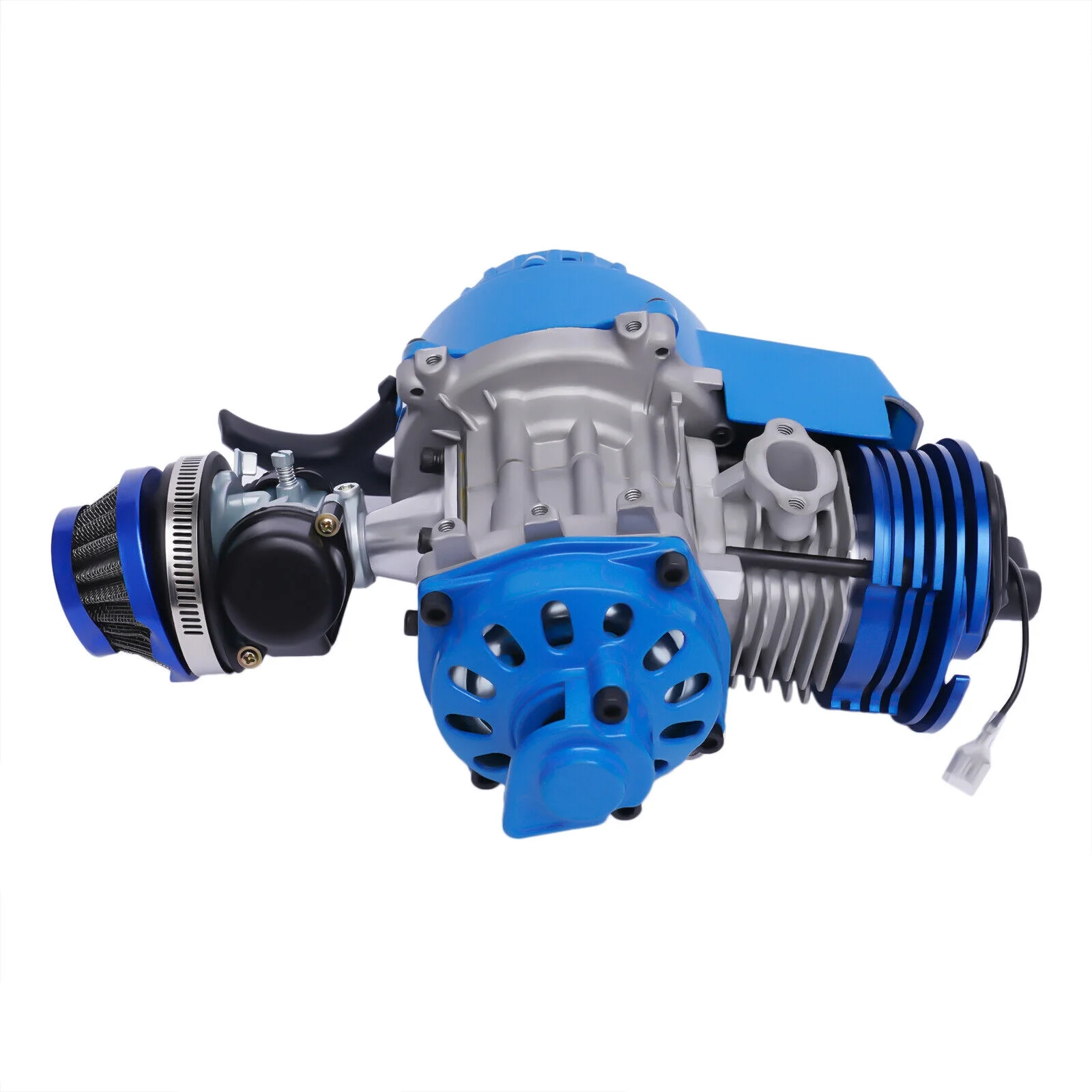 ZhdnBhnos 2 Stroke Complete Racing Engine Motor Pull Start Motorized Bike Engine Kit for Pocket Mini Dirt Bike ATV Scooter Quad