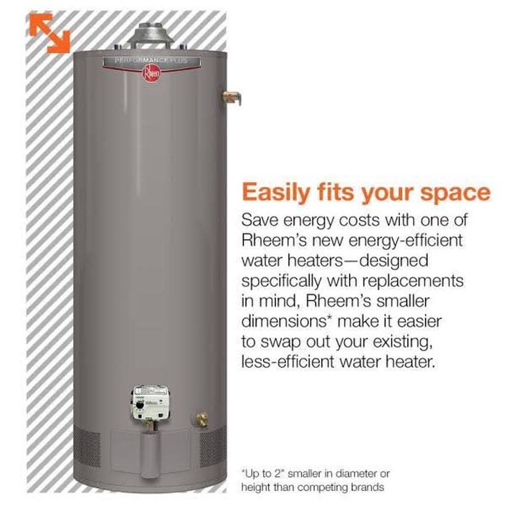 Rheem Performance 40 gal. Tall 6 Year 36,000 BTU Natural GAS Water Heater