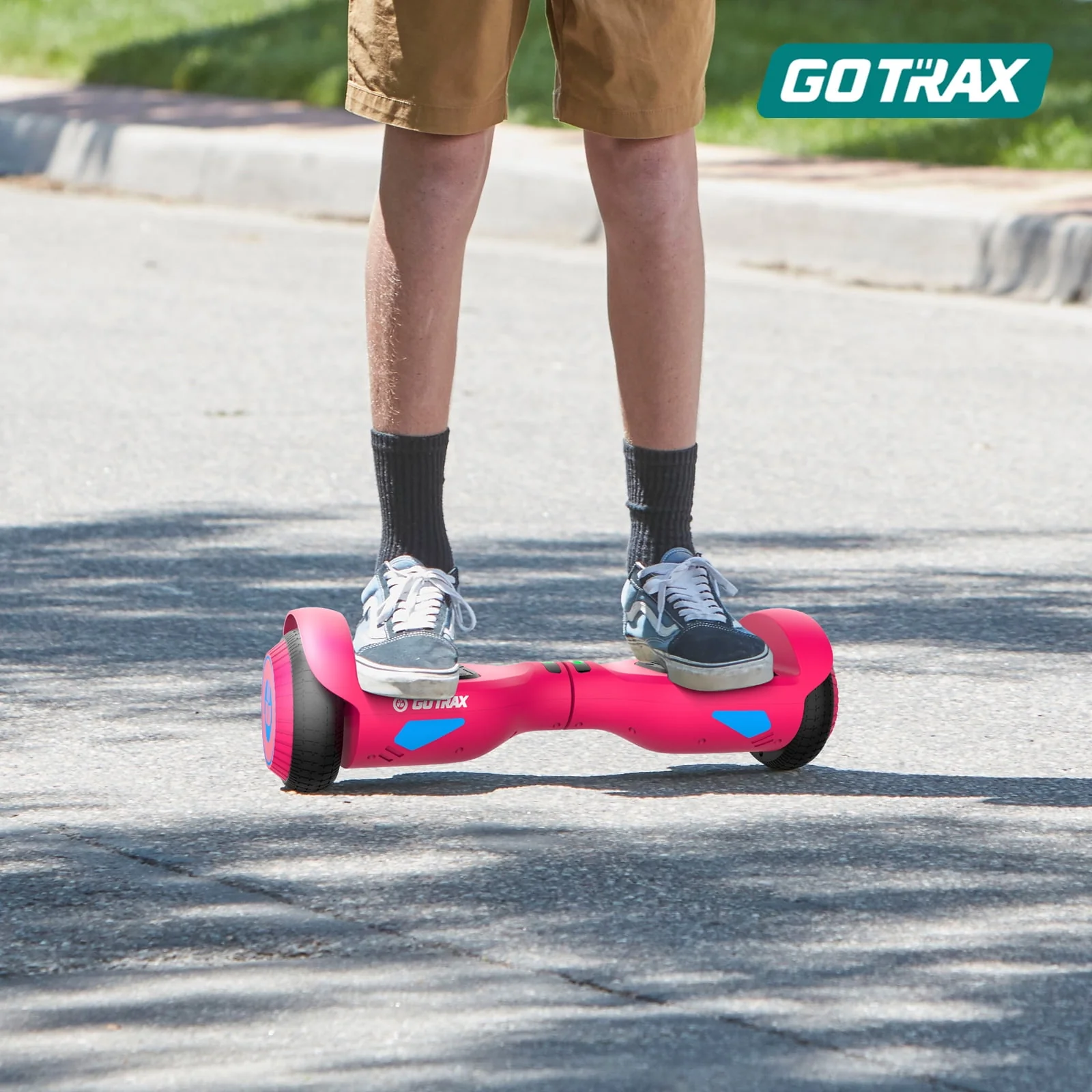 Gotrax Edge Hoverboard for Kids Adults, 6.5 Tires 6.2mph & 2.5 Miles Self Balancing Scooter, Black