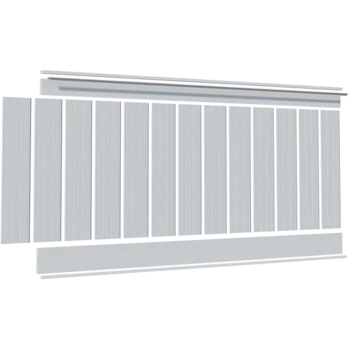 Ekena Millwork Deluxe Beadboard 8' Length PVC Wainscoting Kit - Shop Hardware Tools Online Store