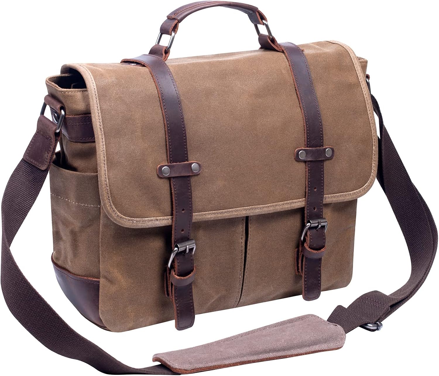 Messenger Bag for Men, Briefcases Lightweight Men's Laptop Bag 15.6 inch Water Resistant Crossbody School Satchel Bags