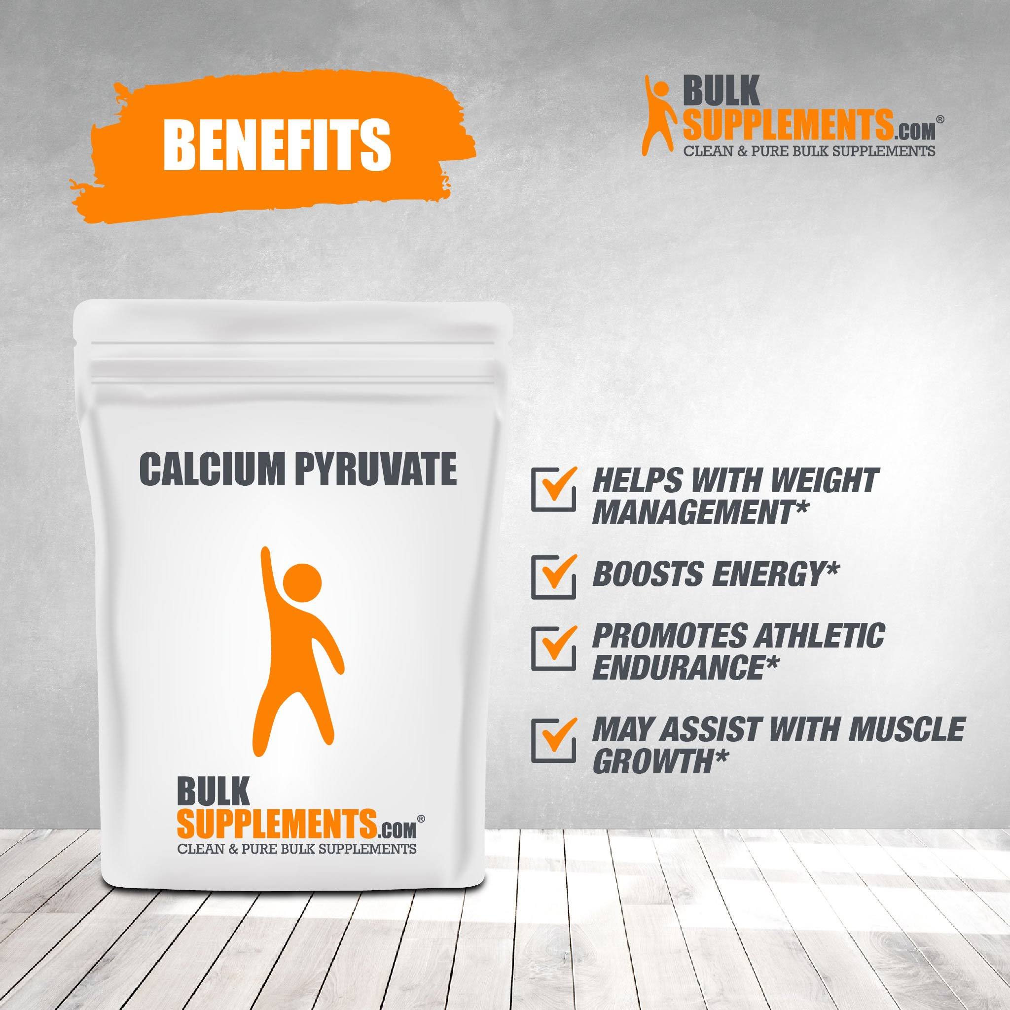 Bulksupplements Pure Calcium Pyruvate Powder (5 Kilograms)