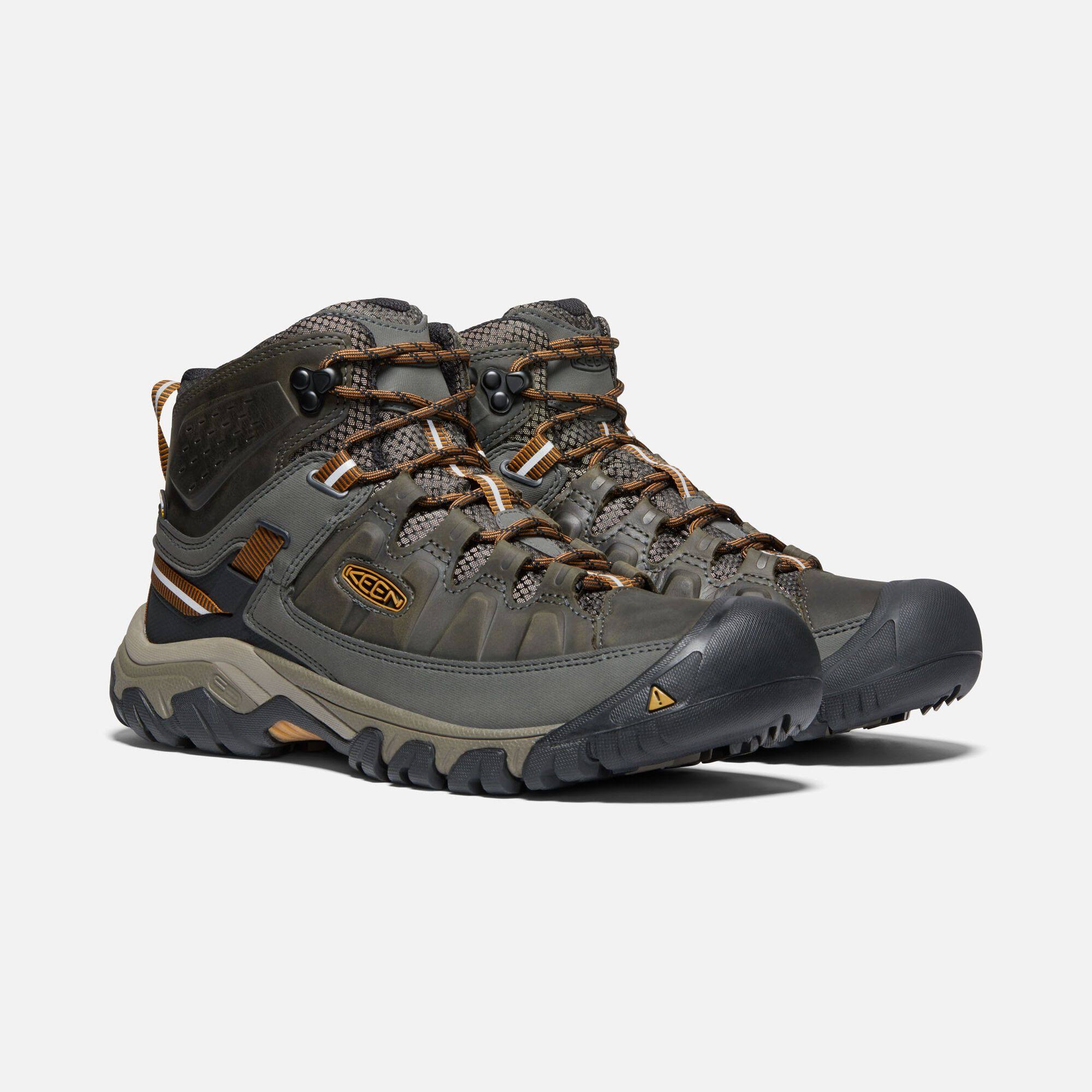 Keen Men&s Targhee III Waterproof Mid, Black Olive / 10.5