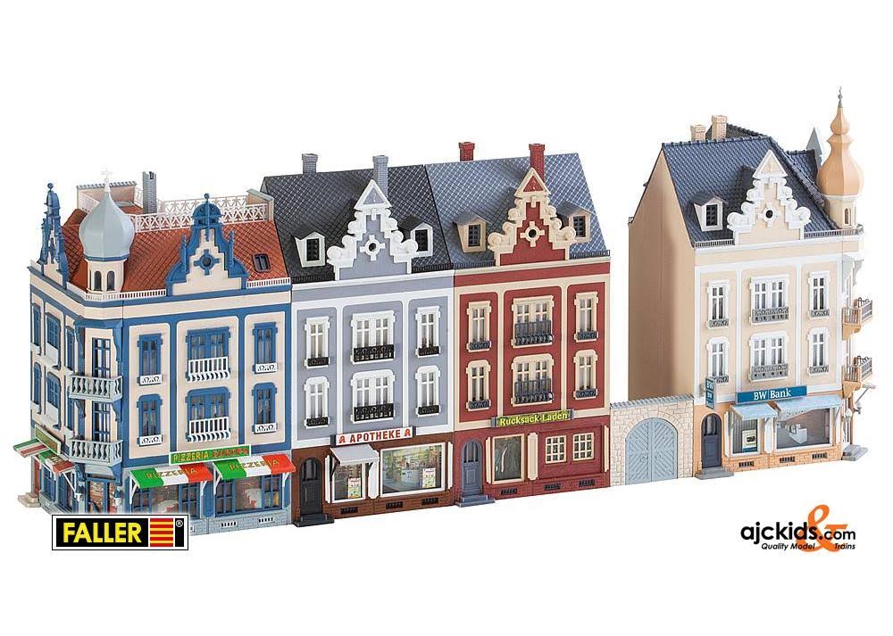 Faller 130701 Row of Downtown Structures HO Scale Building Kit