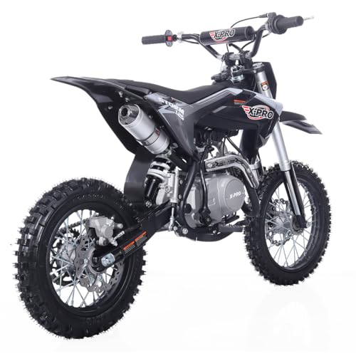 X-PRO Storm 125cc Zongshen Engine Kids Dirt Bike Pit Bike Youth Dirt Pit Bike with 4-Speed Manual Transmission,Big 14"/12" Tires!