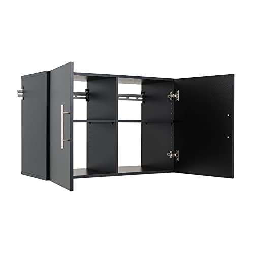 Prepac HangUps Upper Storage Cabinet - Elegant and Spacious Wall Cabinets to Maximize Your Storage, 36" Size, Classic White Finish