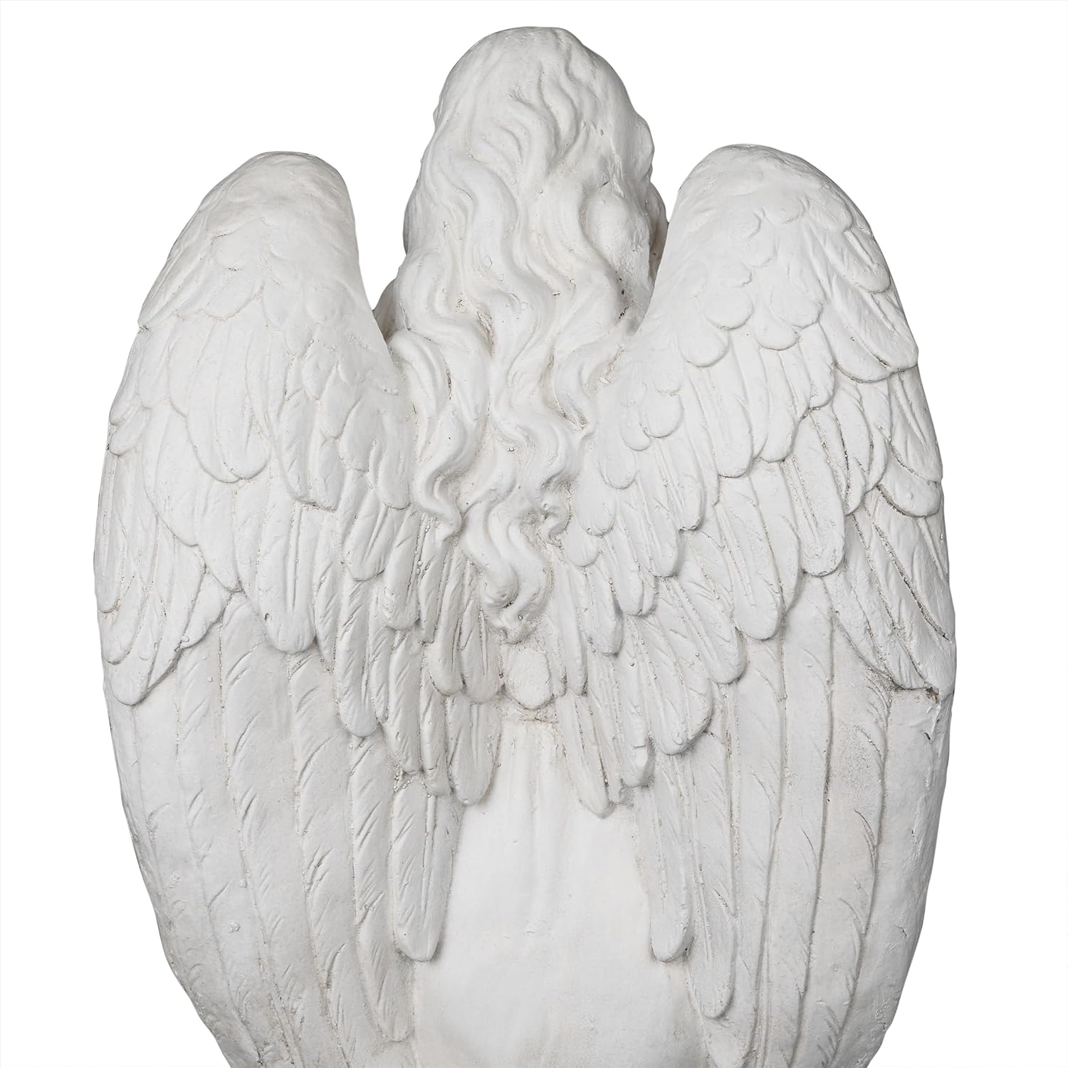 Alpine Corporation MCC830 Kneeling Praying Angel Statue STATUARY, White