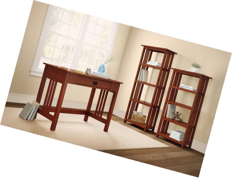 Alaterre Furniture Mission 60 in. Bookcase - Cherry