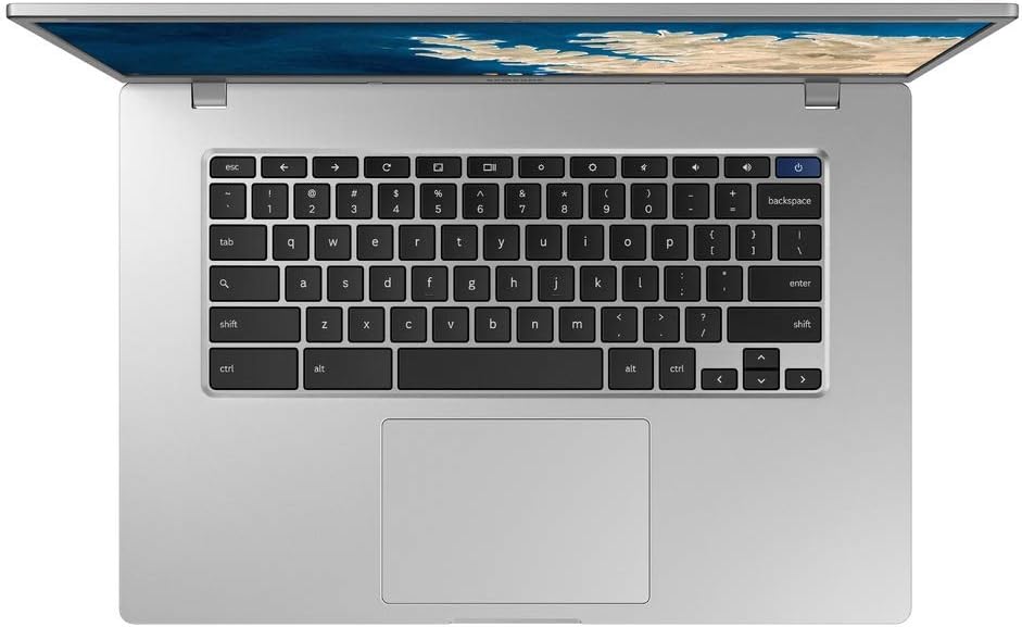 Samsung Chromebook 4 + Chrome OS 15.6" Full HD Intel Celeron Processor N4000 4GB RAM 32Gb Emmc Gigabit Wi-Fi -XE350XBA-K01US - Silver (Renewed)