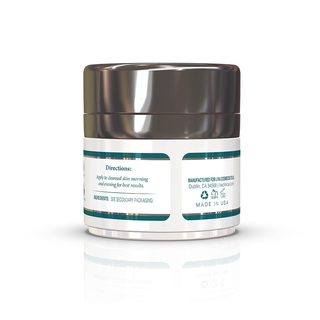 Lira Clinical Bio Caviar Creme - Anti Aging Face Moisturizer for Women and Men - Anti Wrinkle Face Cream with Plant Stem Cells - Perfect Hydrating Face Cream for All Skin Types - 1 Ounce