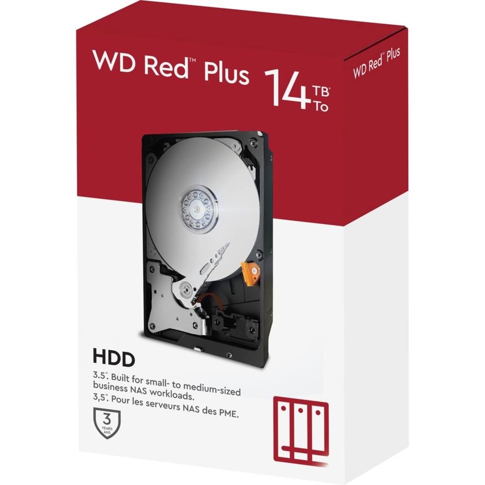 WD WD140EFGX Red Plus 14 TB Hard Drive - 3.5x22 Internal - SATA (SATA/600)