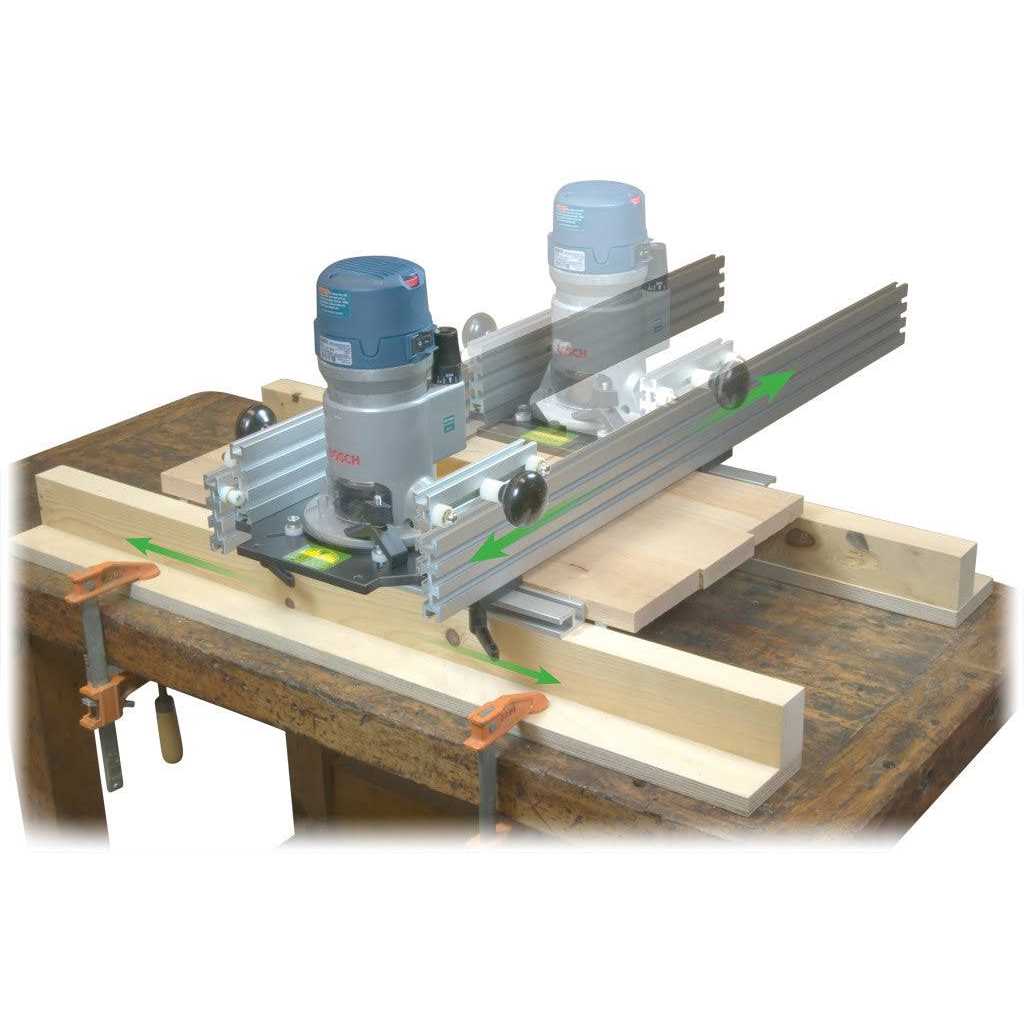 Woodhaven Router Planing Sled maximum project width