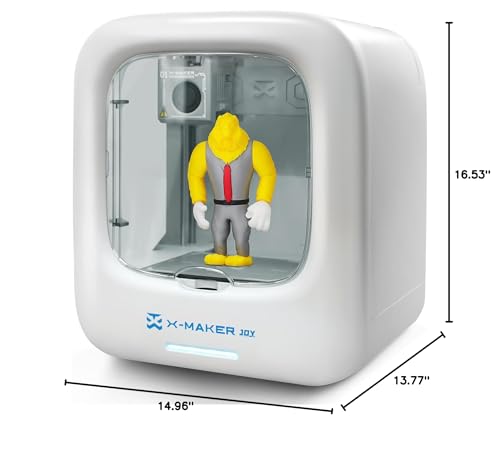 3D Printer for Kids, Beginner 3D Printer with 8 PLA Filament Set, Huge Toy Library & Modify, Wi-Fi & App Control, Create STEM Toys, High Precision, W/ 15+ Mini 3D Design Module, X-Maker Joy
