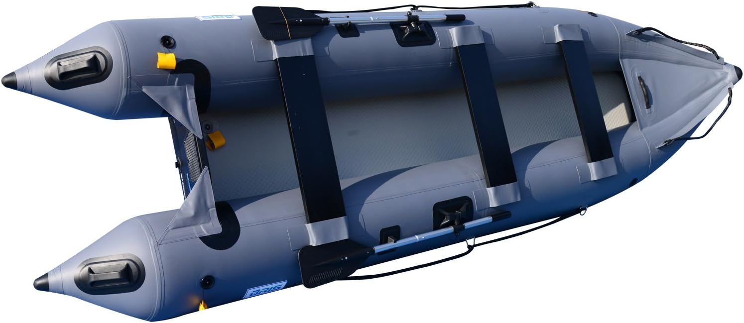 BRIS 14.1ft Inflatable Boat Inflatable Kayak 3 person Kayak Canoe Fishing Inflatable poonton Boat