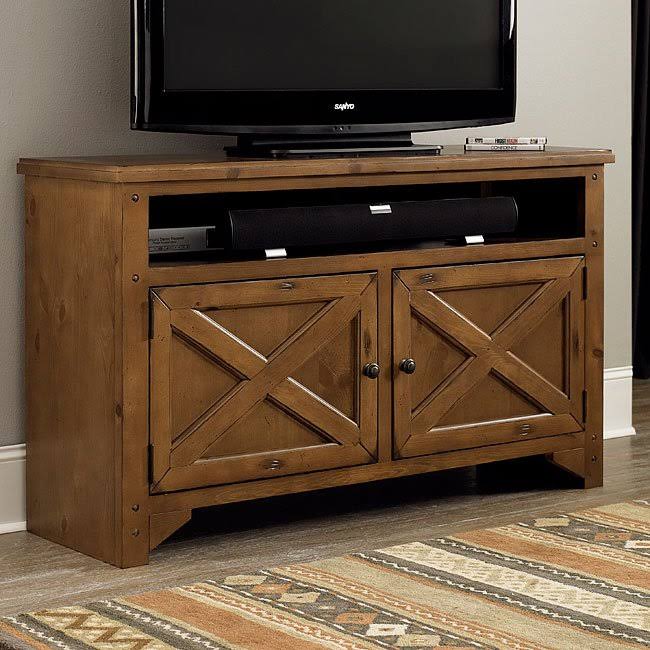 Progressive Furniture P755-54 Rialto Rustic Pine 54-Inch Console