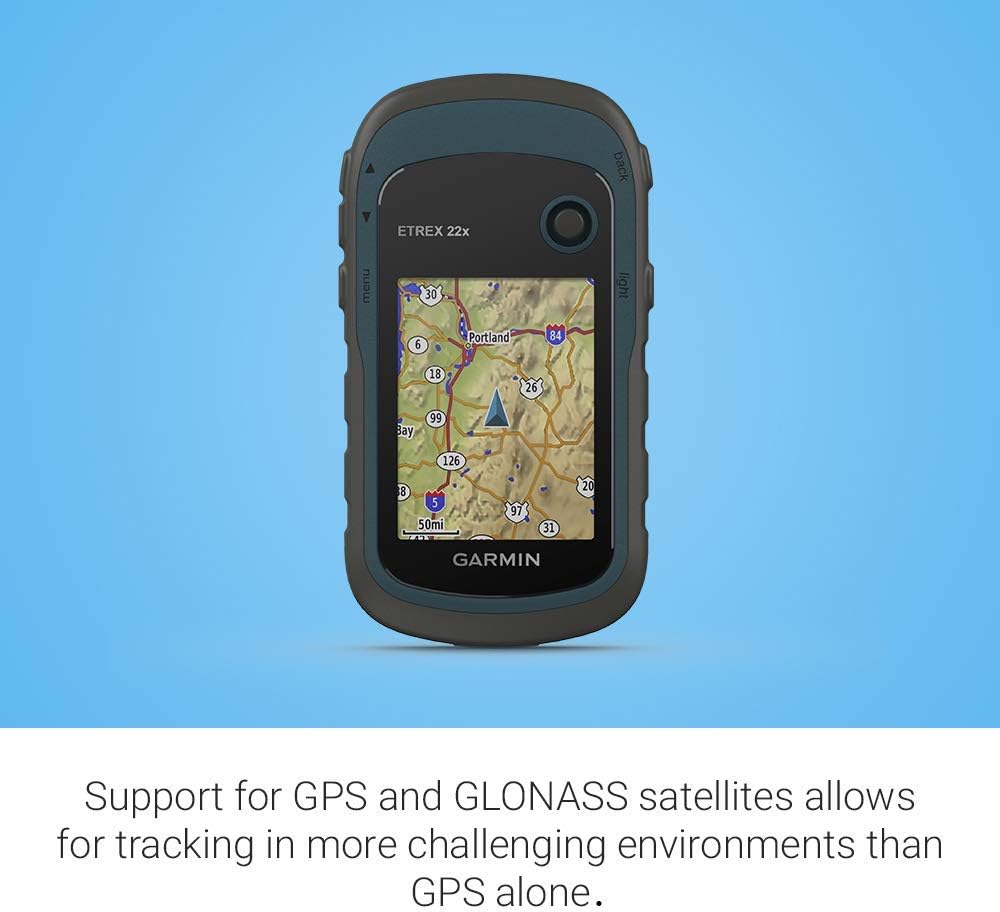 Garmin eTrex 22x, Rugged Handheld GPS Navigator (Renewed)