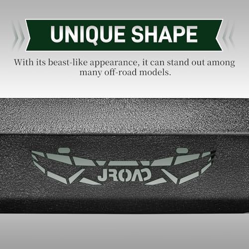 Compatible with Jeep Wrangler, Front Bumper W/LED Lights, 2 x D-Rings, Winch Plate,2018-2022 JL & JLU (2/4 Doors) Full Width