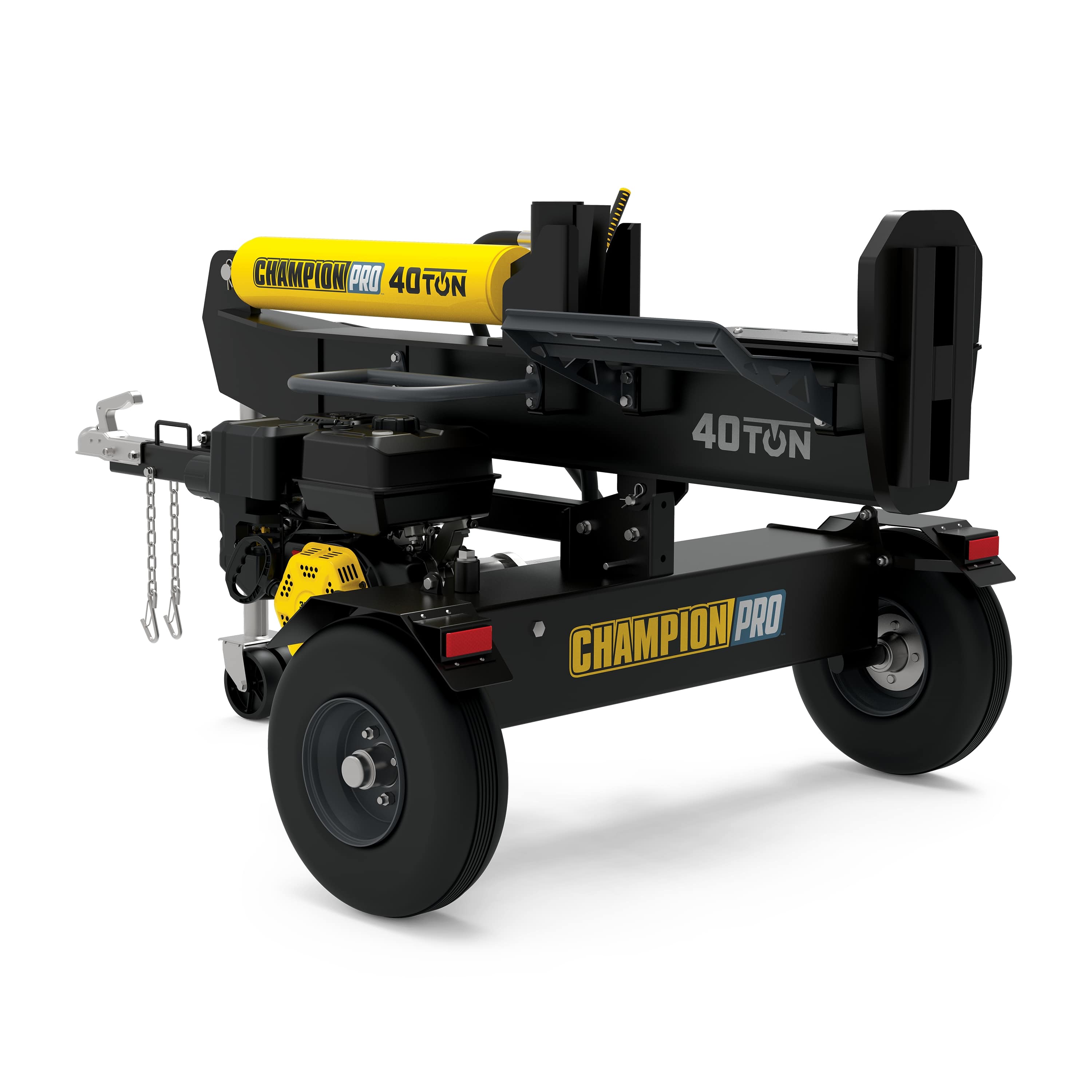 Champion Power Equipment PRO 40-Ton Horizontal/Vertical Full Beam Gas Log Splitter with Auto Return