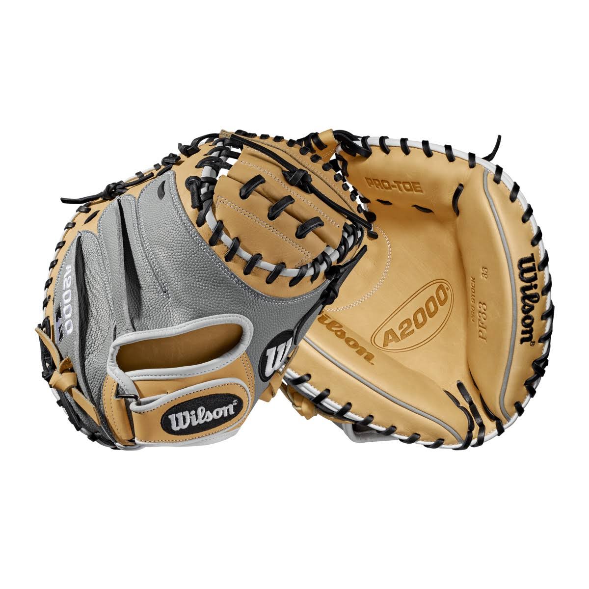 Wilson A2000 Pedroia Fit 33 inch WTA20RB19PFCM33 Baseball Catcher&s Mitt