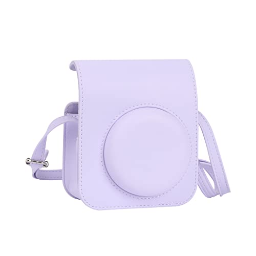 Fujifilm Instax Mini 12 Instant Film Camera Pastel Blue, Fujifilm Instax Mini Twin Pack Instant Film 20 Prints, Protective Case, Gift Bundle