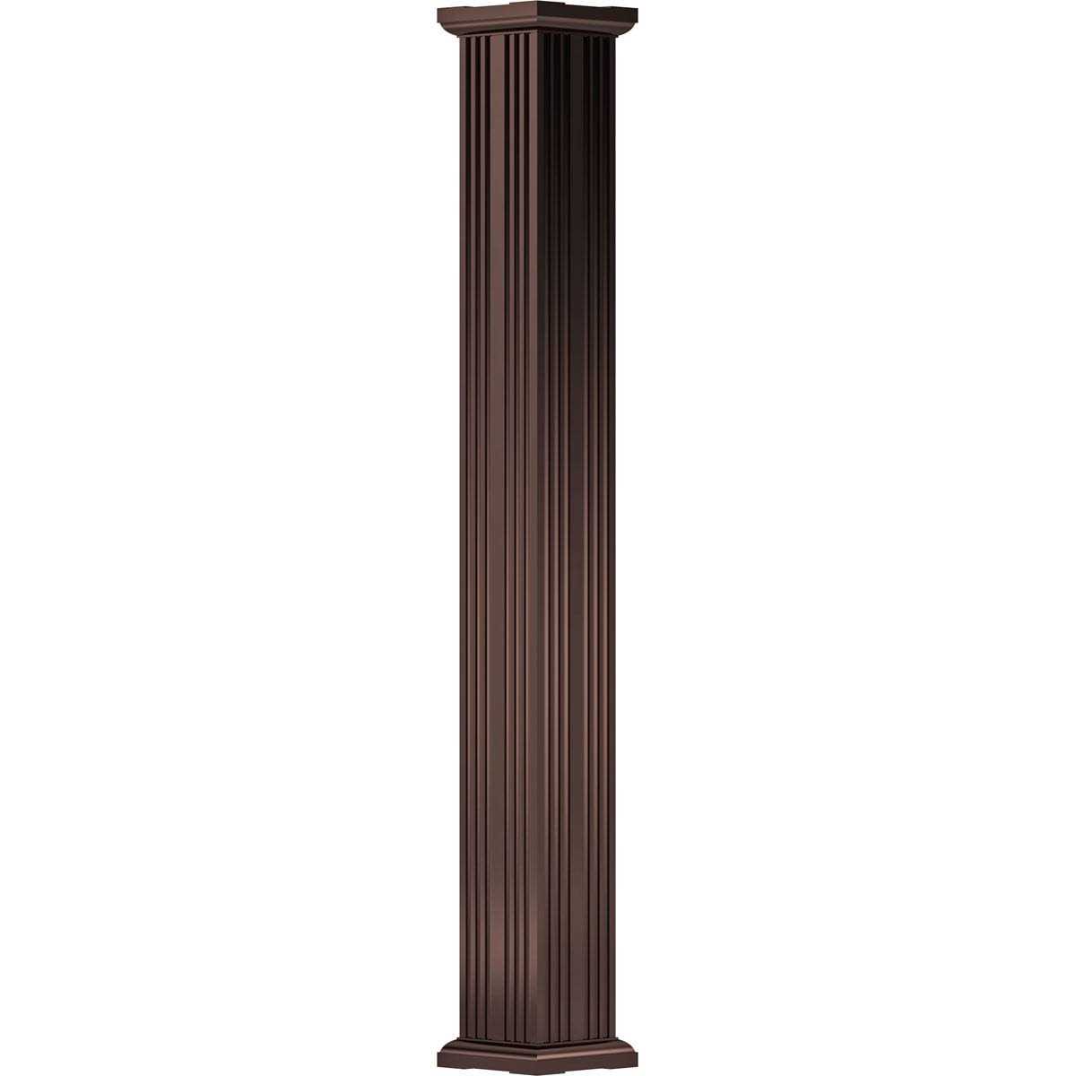 AFCO Endura-Aluminum Column Square Shaft Load-Bearing Non-Tapered Fluted Textured Finish w - Shop Hardware Tools Online Store