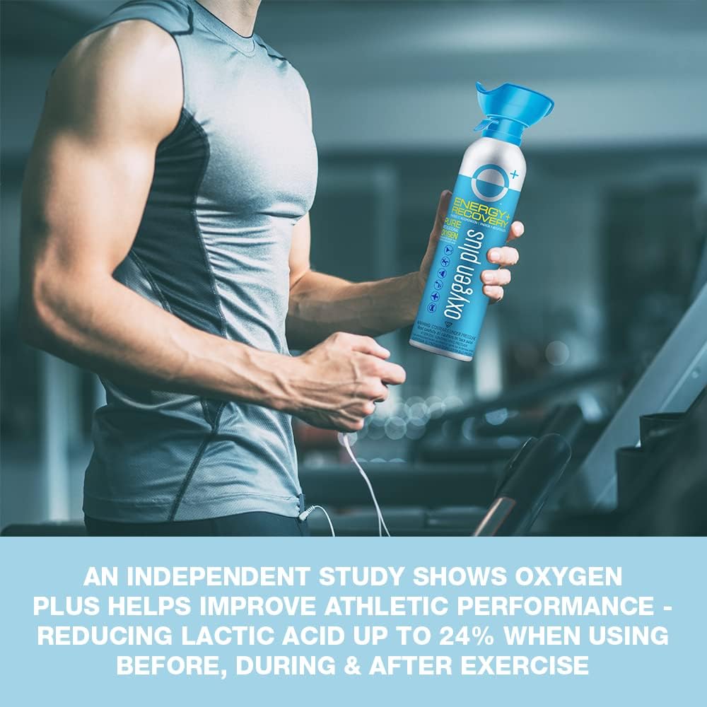 Oxygen Plus – O+ Biggi 3 Pack | Portable Oxygen Can | 99.5% Pure O2 | Natural Wellness Supplement to Boost Energy & Recovery | 50+ Uses Per 11 Liter Canister Pack of 2