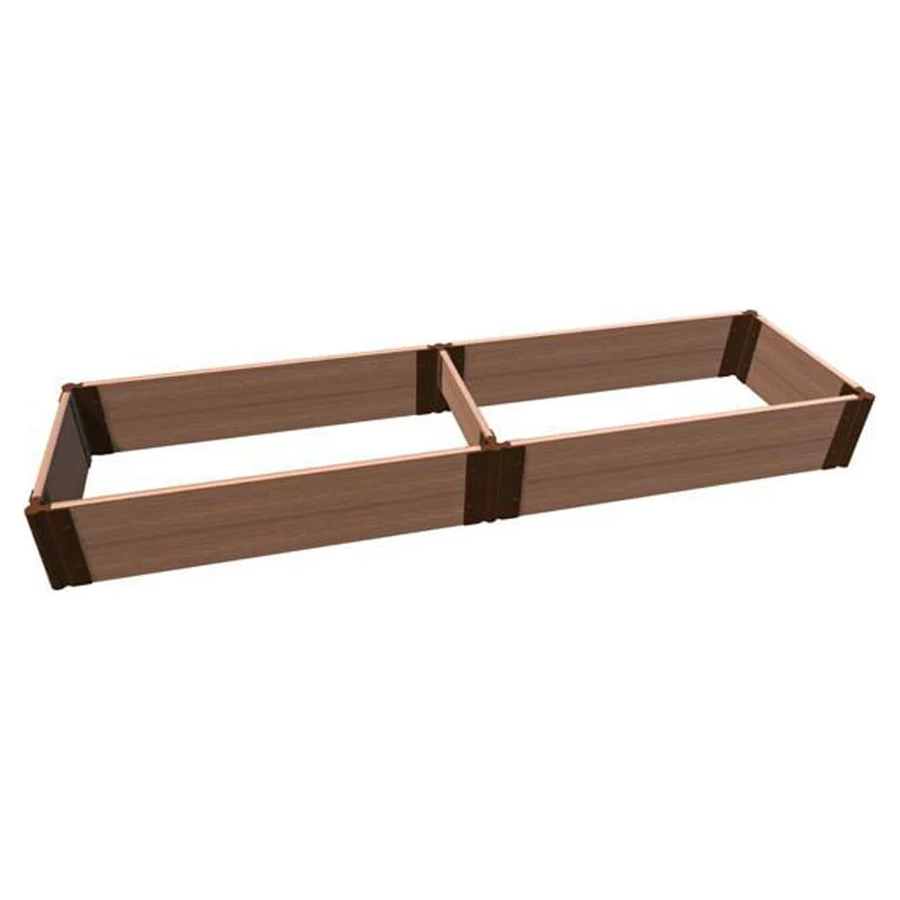 TOOL-FREE CLASSIC SIENNA 2' X 8' X 11" RAISED GARDEN BED - 1" PROFILE - Curated Treasures Market