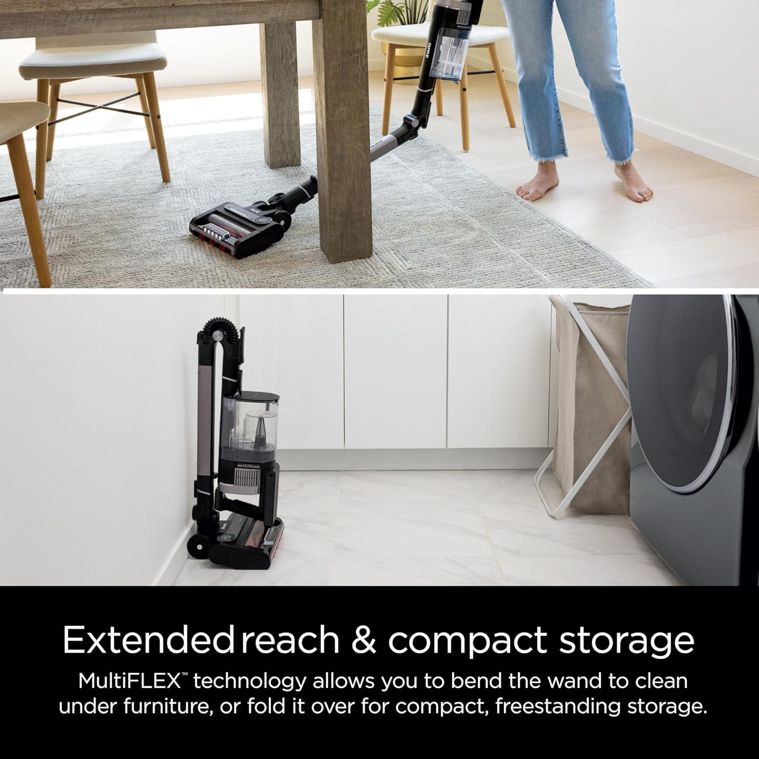 Shark IZ862H Stratos Cordless Vacuum with Clean Sense IQ and Odor Neutralizer, DuoClean PowerFins HairPro, Includes Duster Crevice Tool & Anti-Allergen Brush, Up to 60 Minute Runtime, Ash Purple