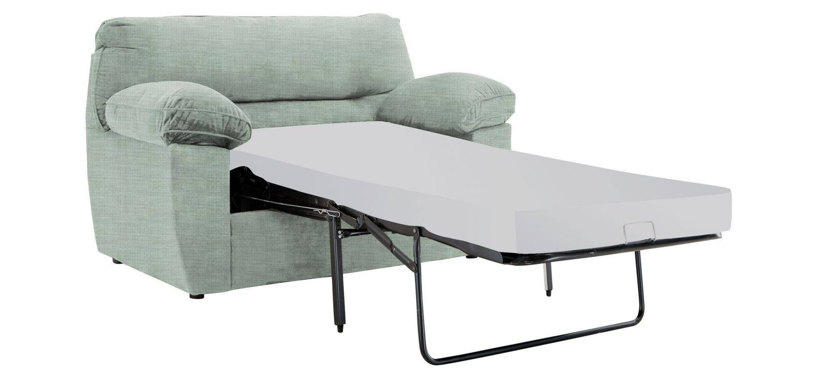 Rockport Twin Sleeper Chair in Gray by Overnight Sofa