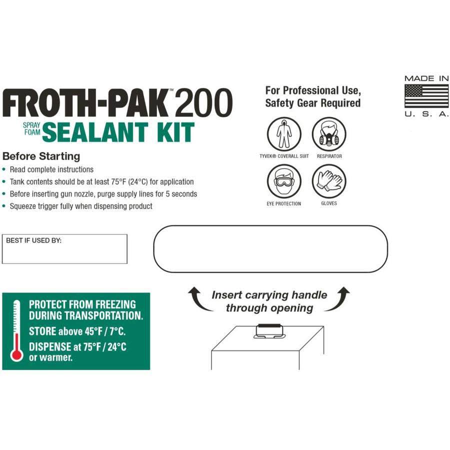 Froth-Pak 346963 200 Foam Sealant Kit