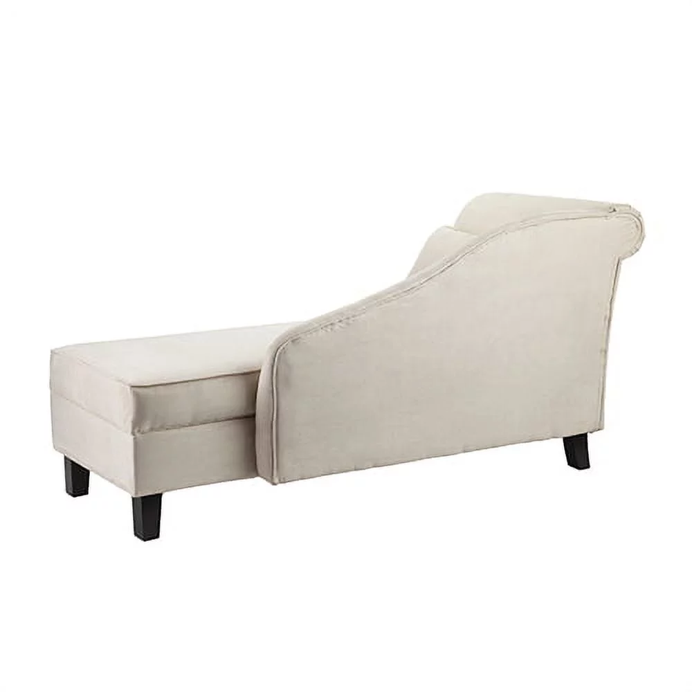 Longino Chaise Lounge w/ Storage, Khaki