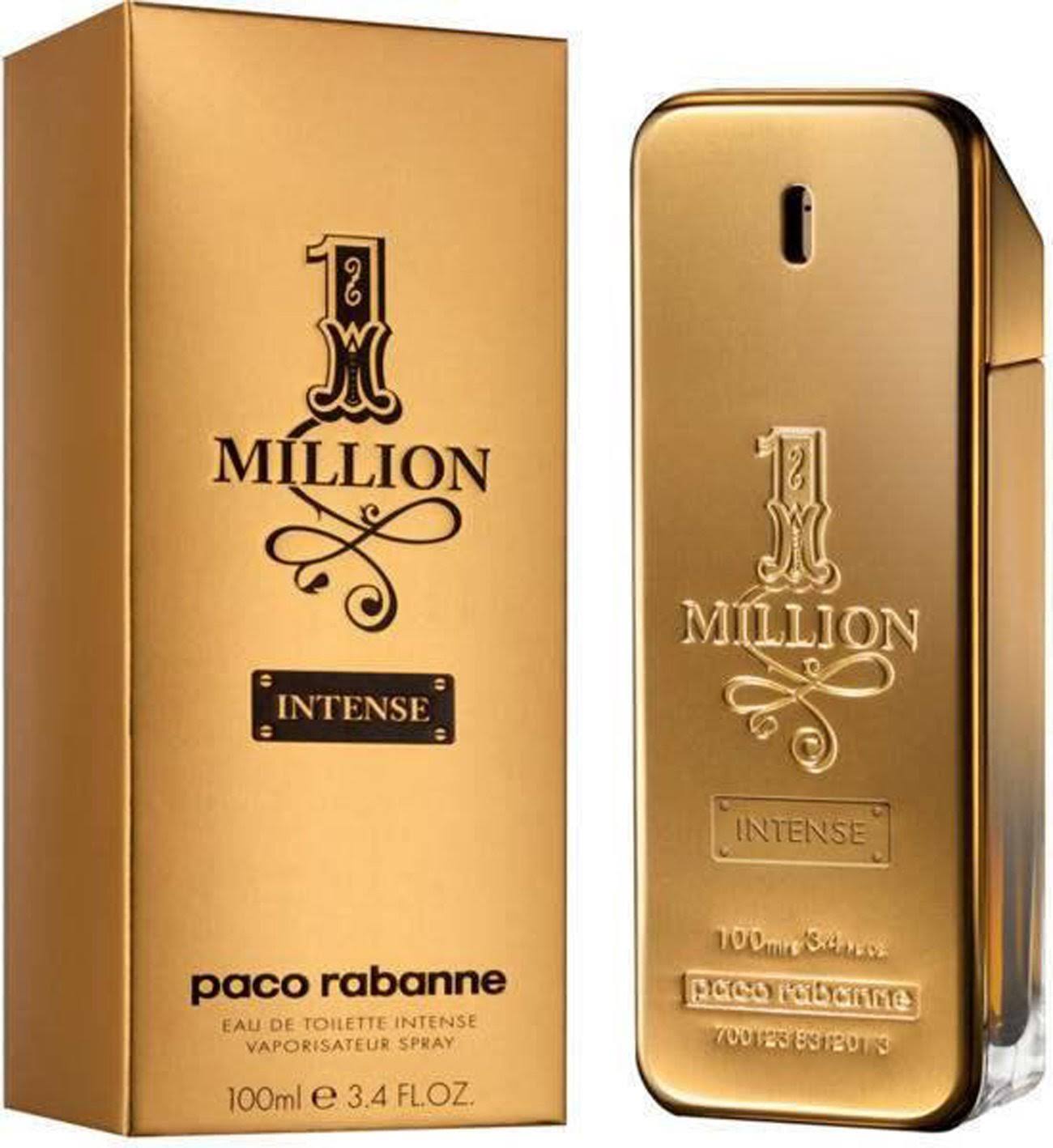 One Million Intense Men by Paco Rabanne - EDT Spray 3.4 oz