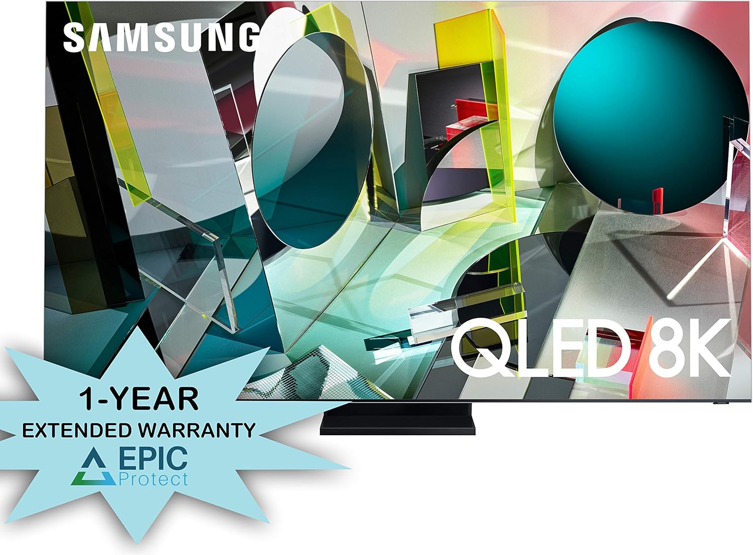 Samsung QN85Q950TS 85" QLED Ultra High Definition HDR Smart 8K TV with an Additional 1 Year Coverage by Epic Protect (2020)