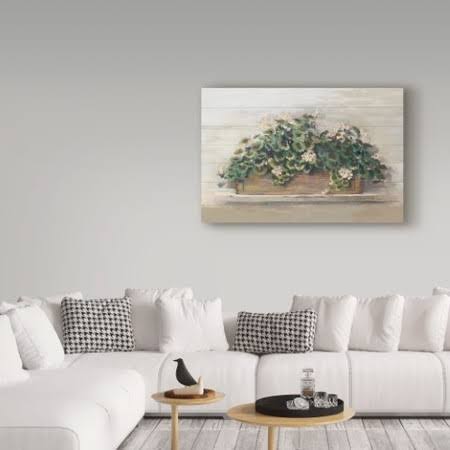 Trademark Fine Art Wap03727-C2232Gg Carol Rowan 'Market Geraniums Crop