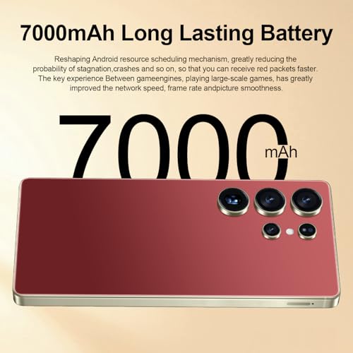 I25 Ultra Unlocked Android Phone 6.99" AMOLED 7000mAh Long-Lasting | Snapdragon 8 Gen3 | 8GB RAM+256GB | 68MP+108MP Pro Camera | Face Unlock + Stylus | Android 14 System (Blue)