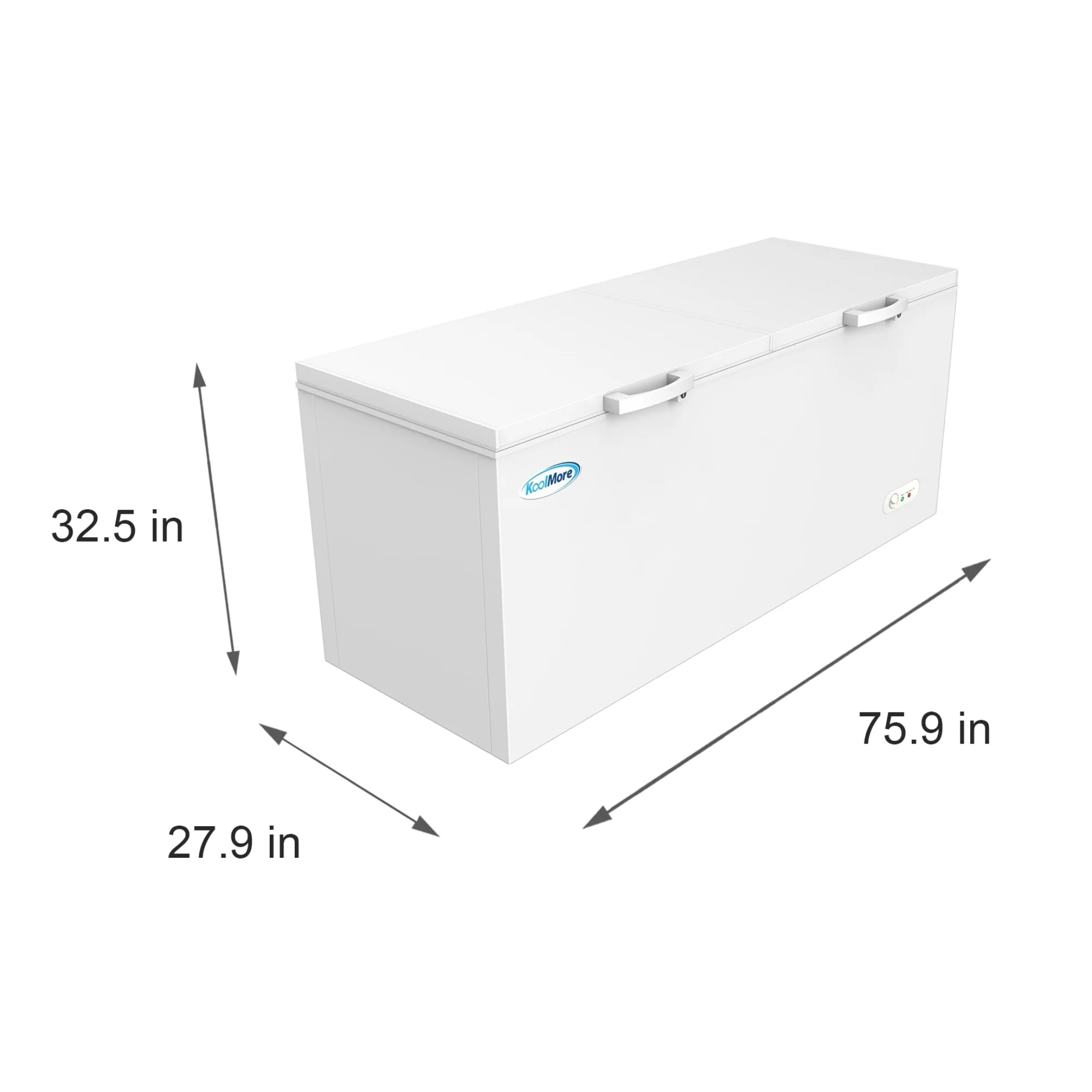 76 in. Commercial Chest Freezer 20 cu ft. SCF-20C.