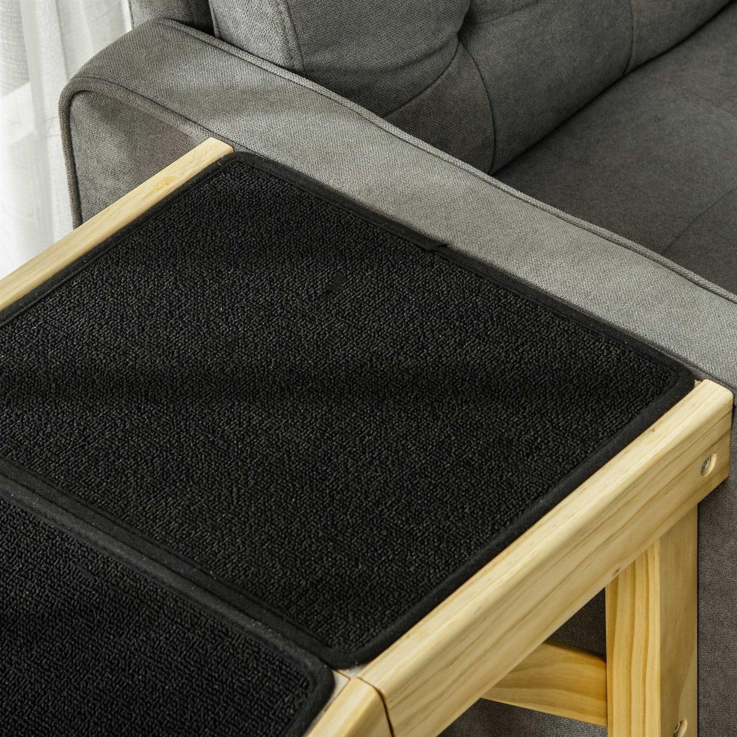 PawHut Pet Ramp, Dog Bed Ramp for Dogs with Non-Slip Carpet and Top Platform - Pet Supplies online store