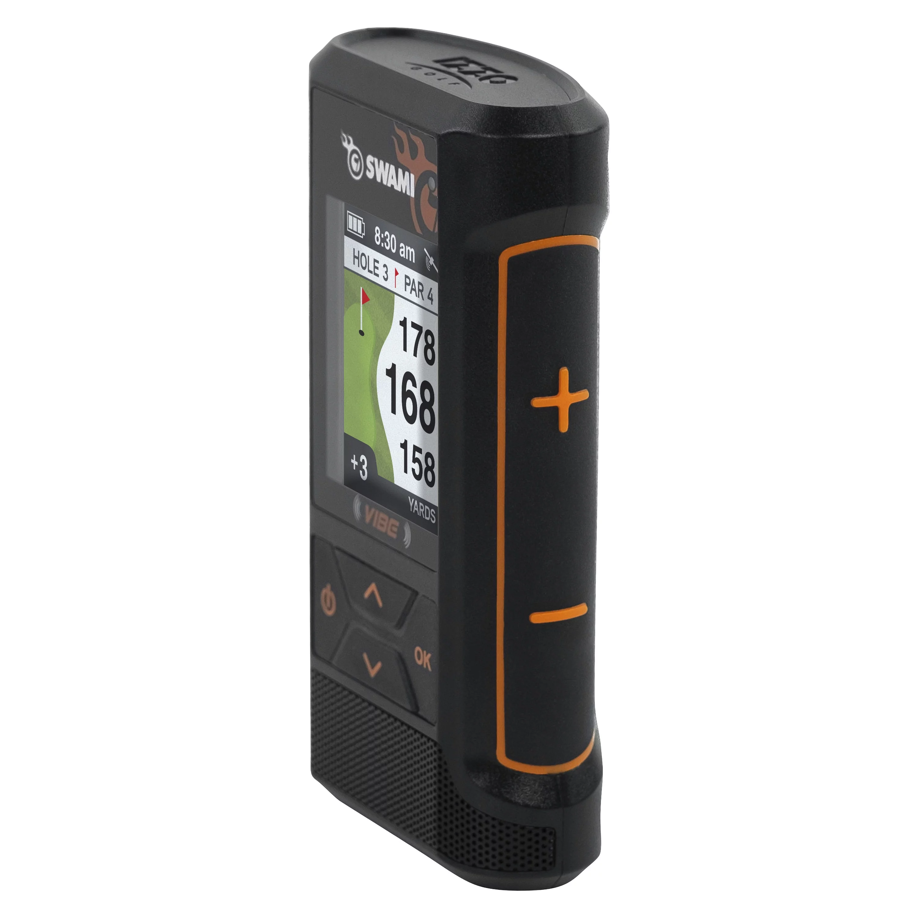 Izzo Golf Swami VIBE GPS Rangefinder with Bluetooth Speaker, Magnetic Cart Mount - Curated Treasures Market