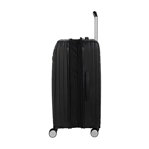 it luggage Legion 32" Hardside Checked 8 Wheel Expandable Spinner, Smoke Blue