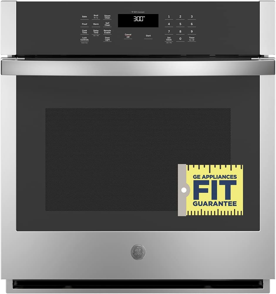 GE JKS3000SNSS 4.3 cu.ft. Stainless-Steel Built-in Single Wall Oven