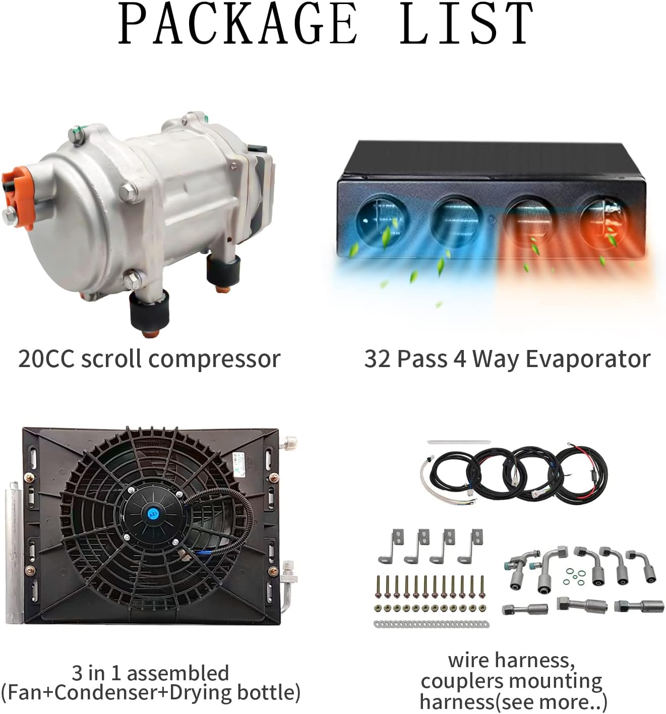 12V /24V Heating and Cooling dc Air Conditioner Car Automotive Under Dash (12, Volts (DC))
