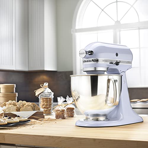 KitchenAid Artisan Series 5 Quart Tilt Head Stand Mixer with Pouring Shield KSM150PS, Removable bowl, Aqua Sky